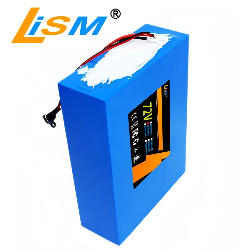 21700 20S6P 72V 50AH  lithium-ion polymer battery pack suitable for motorcycle and automotive motor batteries+84Vcharger