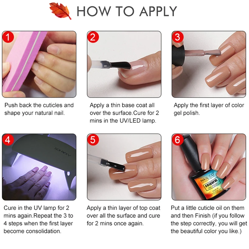 NAILCO 8ml Hema Free Gel Nail Polish Nail Art Varnish Soak Off UV Vernis Semi Permanent Manicura Nail Polish Gel Supplies