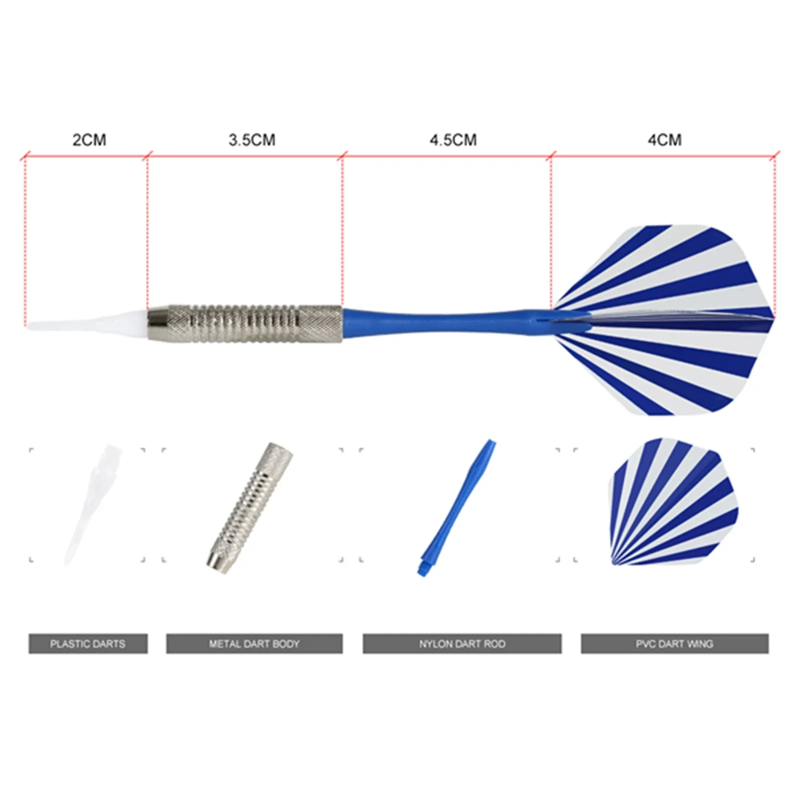 1 PC Professional อิเล็กทรอนิกส์แขวน Dartboard LCD ตัวบ่งชี้คะแนน DART เกม 6pcs ลูกดอก