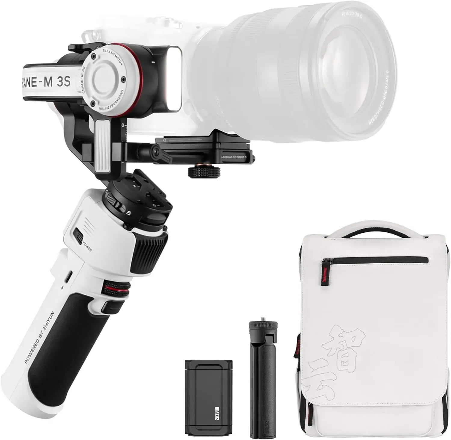 

Zhiyun Crane M3S Combo Camera Gimbal Stabilizer for Mirrorless Camera,Smartphone,Action Camera