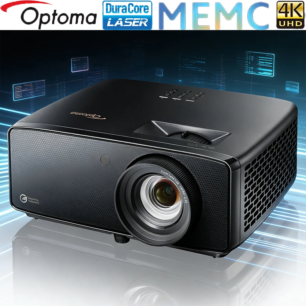 

Optoma UHZ528 4K Laser Projector 3500 ANSI HDR & HLG Home Theater Projector Support FILMMAKER & PureEngine Smart Beamer