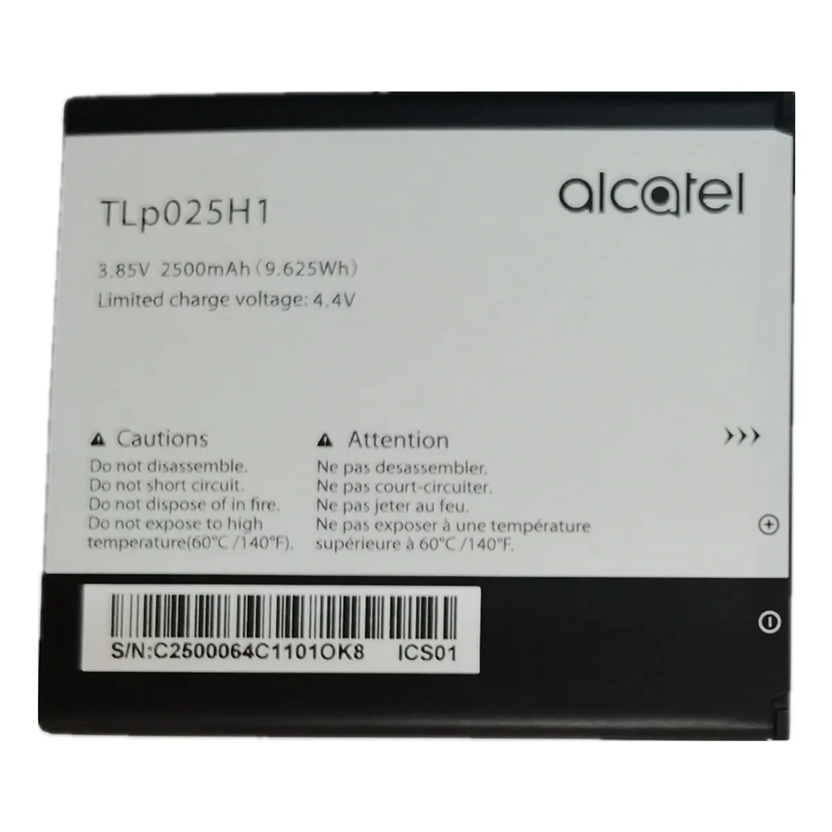 2500mAh 100% High Quality Battery for ALCATEL One Touch POP 4 TLP025H7 TLP025H1 OT-5051D OT-5051X OT-5051D OT-5051J OT-5051M