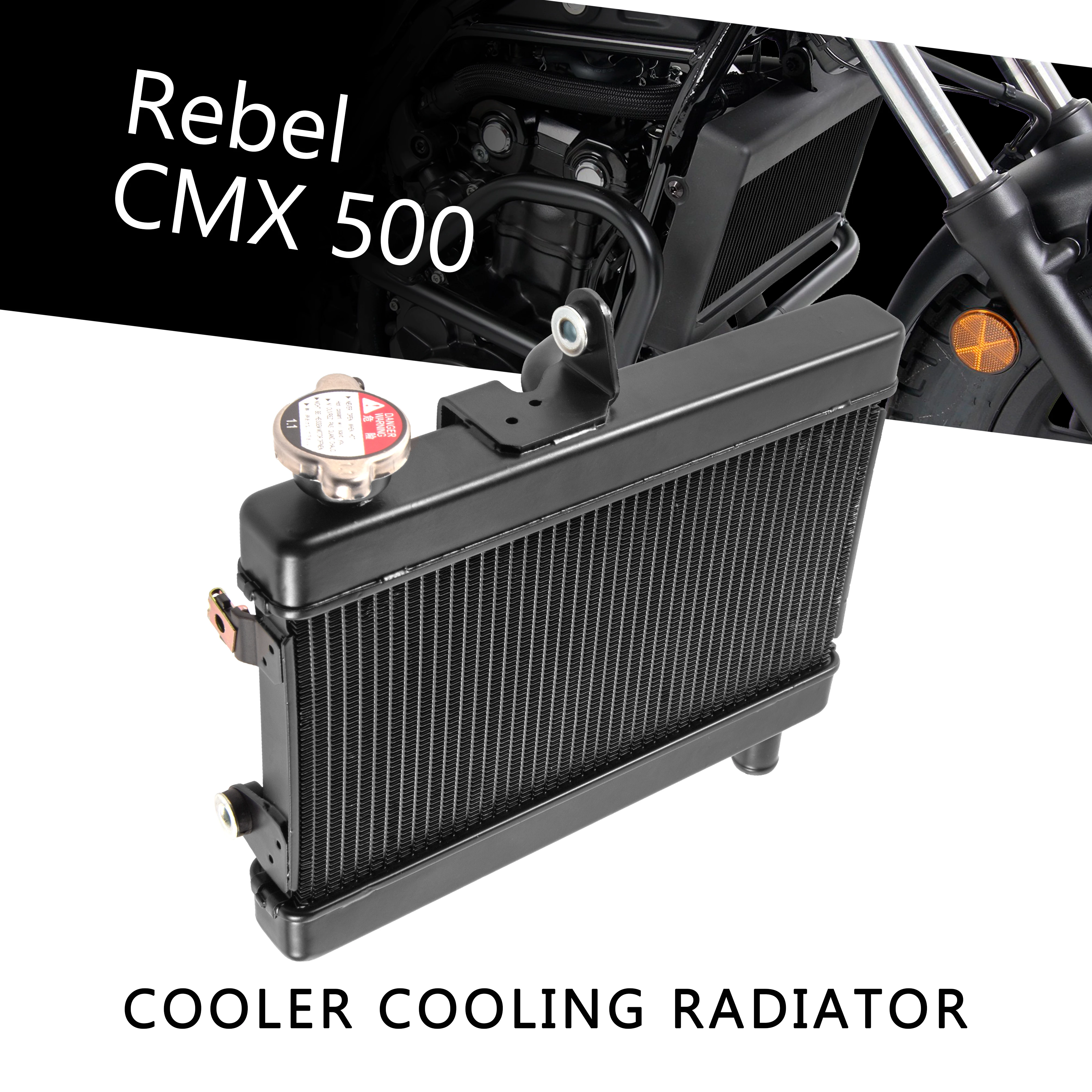 Motorcycle Aluminium Radiator Water Tank for Honda Rebel CMX 500 2017-2020 2021 2022 2023 2024 2025 CL300 CL500 2023 2024 2025