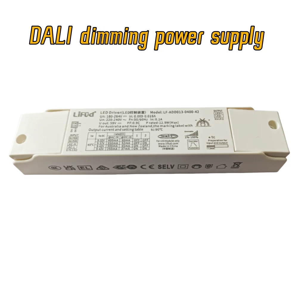 DALI 디밍 임베디드 눈부심 방지 LED 다운라이트, SMD 7W9W, 12W, 15W, 알루미늄 좁은 베젤 천장 램프, AC220-240V 실내 조명