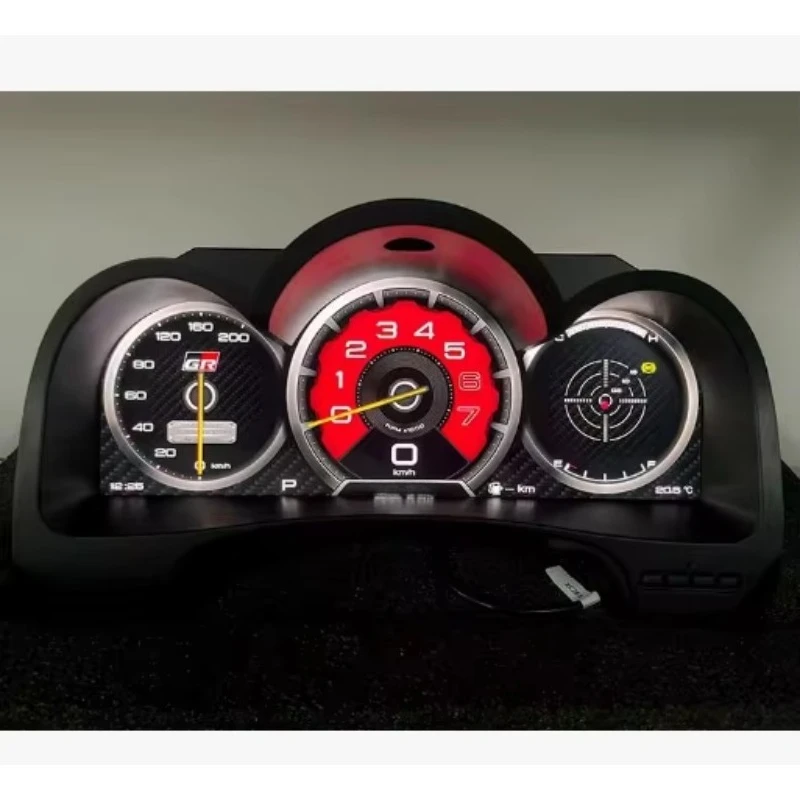 Car  LHD&RHD LCD Digital Speedometer for Toyota Hilux Vigo Fortuner 2012-2015 Auto Meter Dashboard Panel Cluster With TPMS