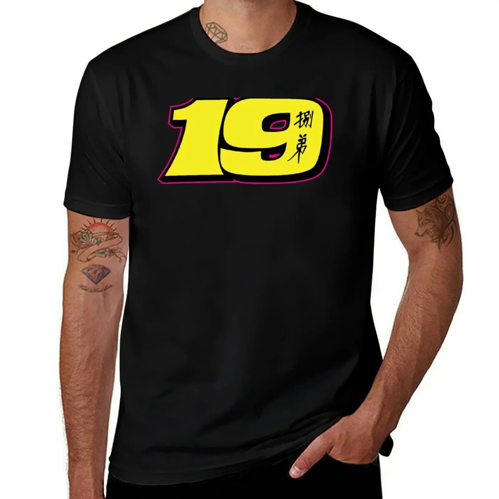 Футболка Alvaro Bautista 19 из прочной ткани, рабочая футболка