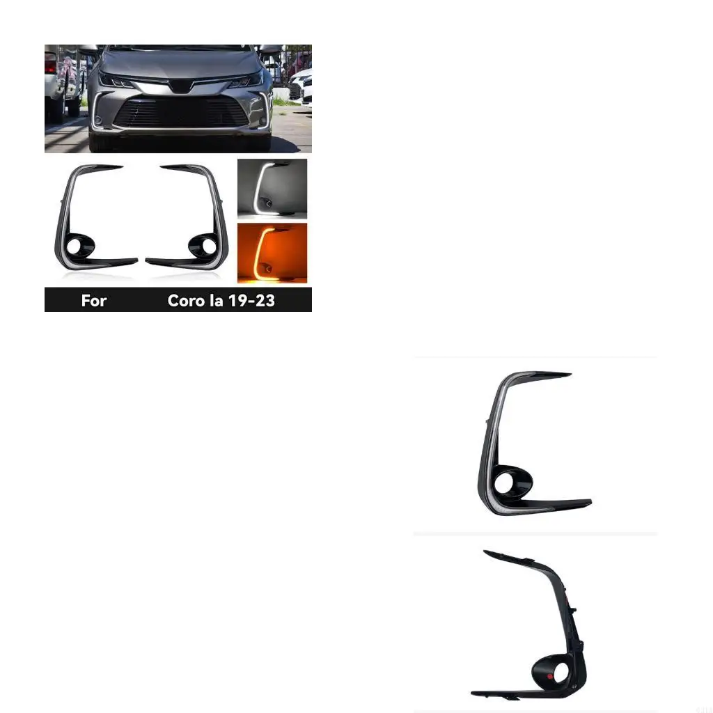 

Светодиодный динамический указатель поворота DRL, дневные ходовые огни, 12 В, замена противотуманных фар, автомобильный простая