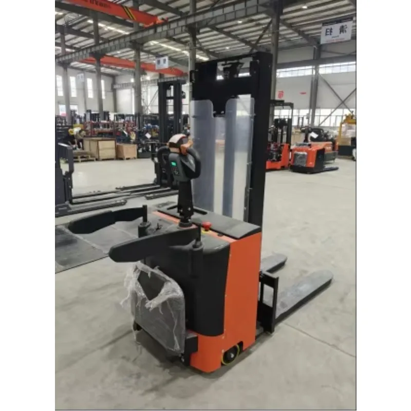 

Heavy-Duty Electric Stacker 1.6-3.5m Max Lift Height RWD Riding Type Capacity Lead-Acid Battery