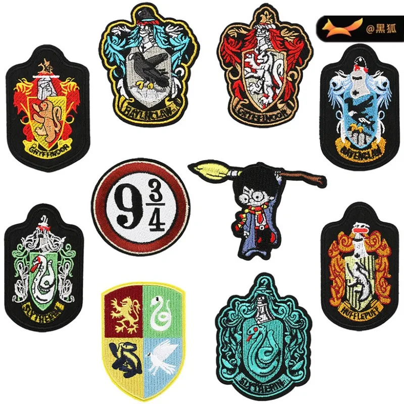 Hot Toys Harry Potter Anime Geborduurde Patches Doek Patch Kleding Decoratie Cartoon Patch Borduurwerk Mark Decor Groothandel