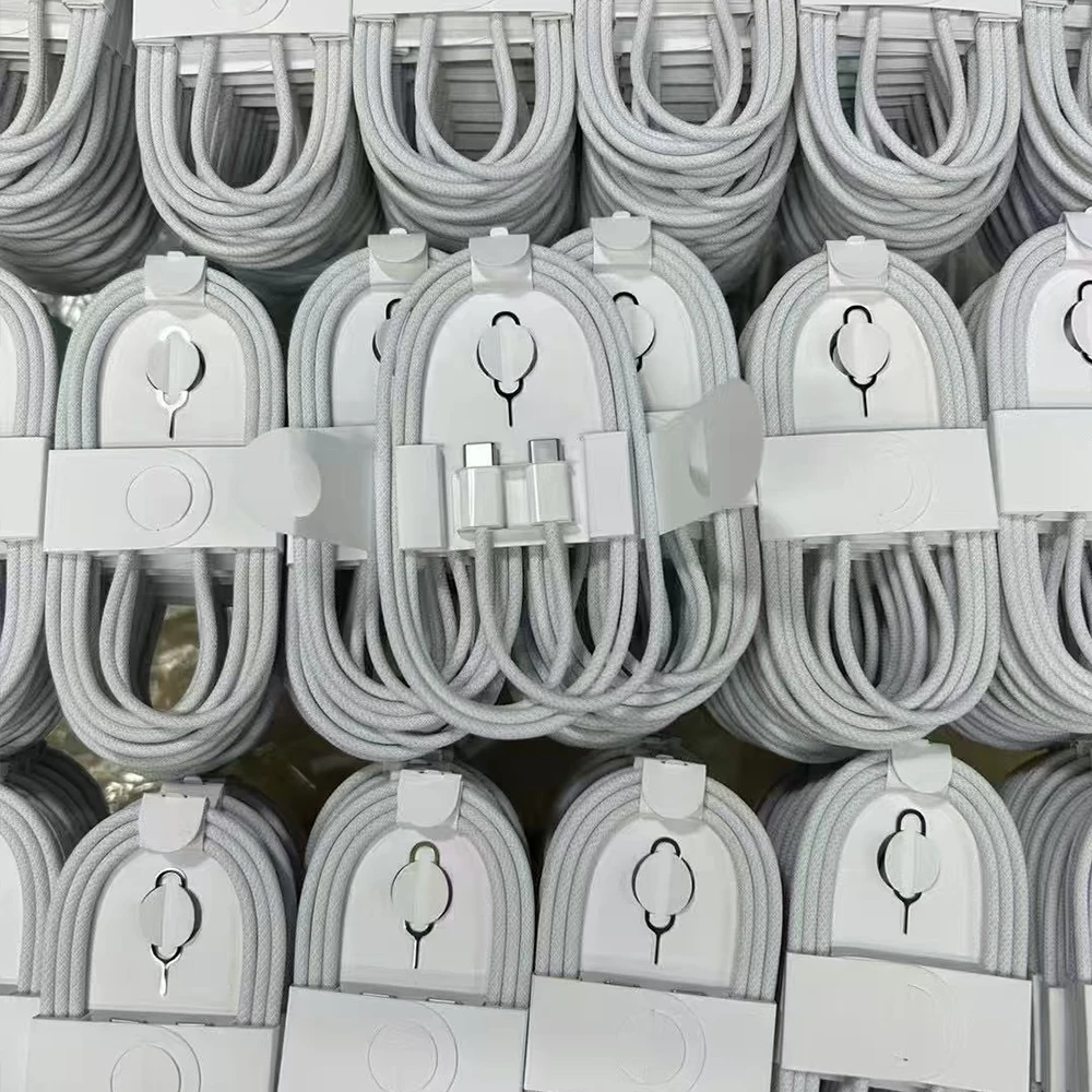 

5pcs Fast Charging Cables 60W PD OEM Type -C to Type-C For iP 16 Pro 16Plus 16ProMax 15Pro iwatch iPad Type-C to Lightning Cable