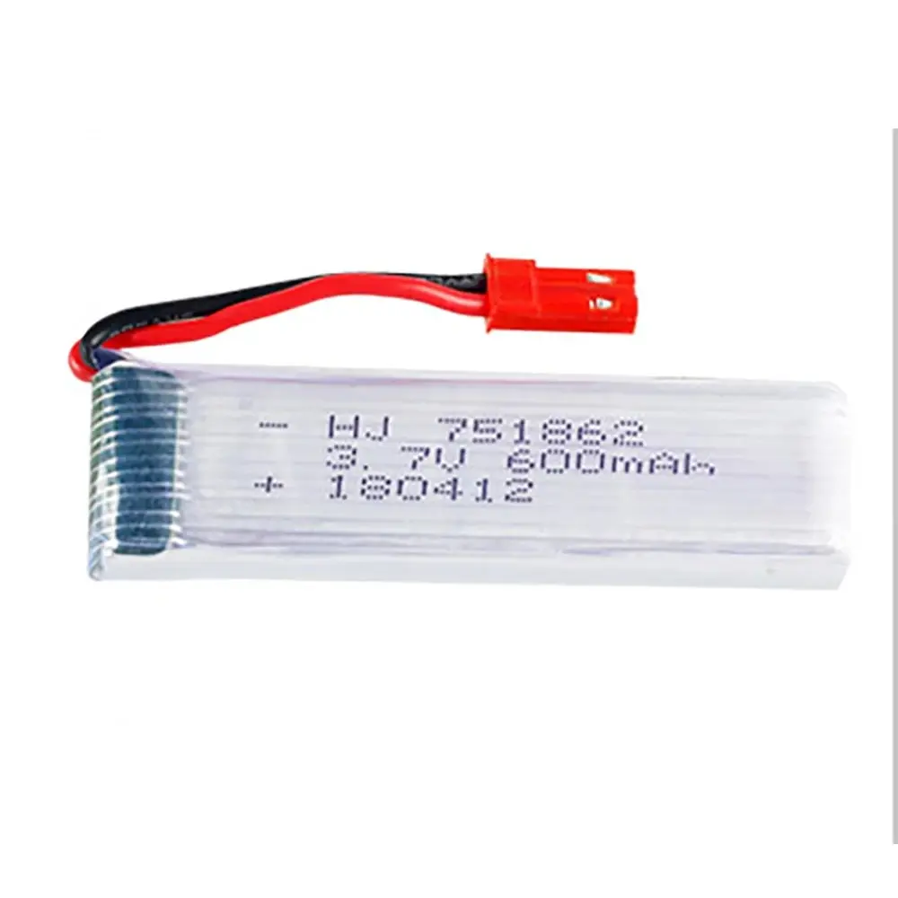 Batería Lipo 5 en 1 para Udi U815A U818A U819A L6052 L6036 V212 V222 H07 RC, accesorio de 2 piezas a 5 piezas, 3,7 V, 600mAH