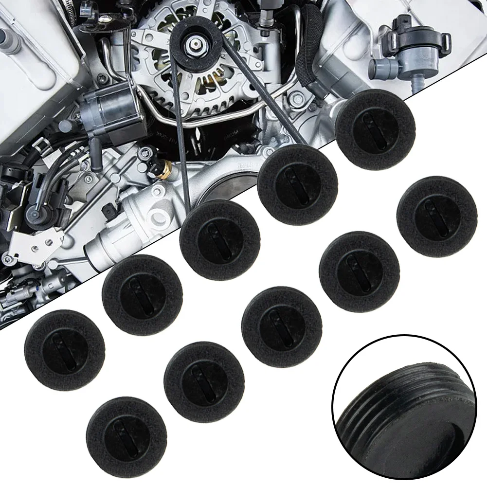For Motor Carbon Brush Cover Plastic Transmission Accessories Carbon Brush Cover For Motor Holder 10pcs Black Useful