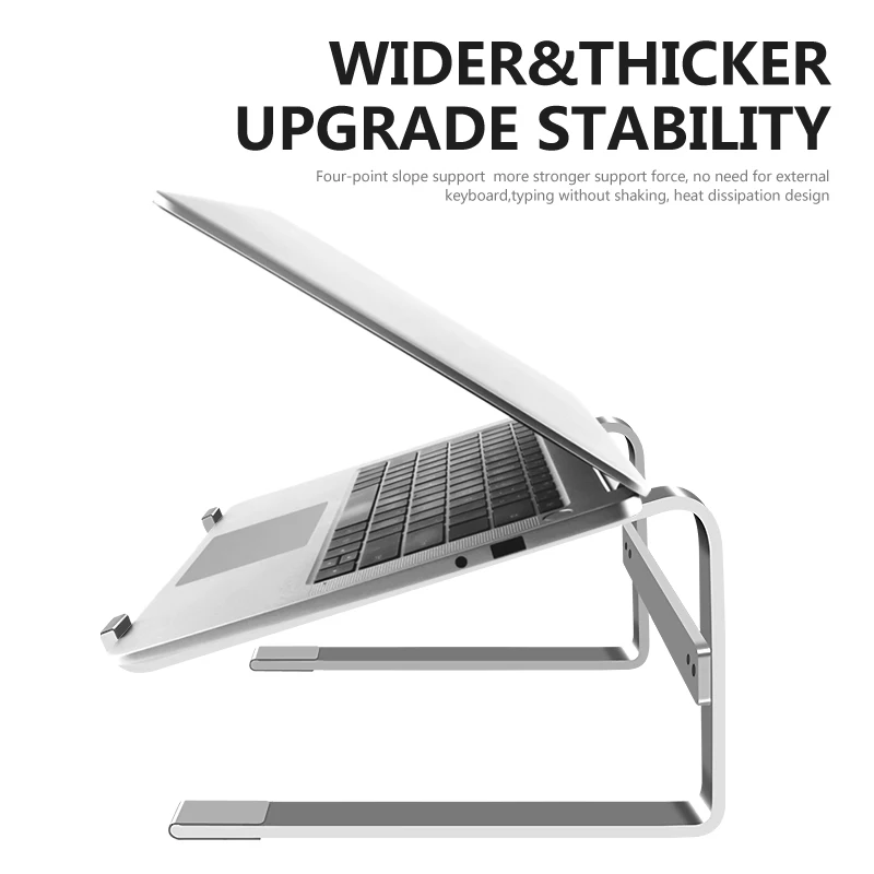 Universal Base Removable Laptop Stand Desktop Height Increasing Heat Sink Lifting for MacBook Aluminum Alloy Laptop Bracket