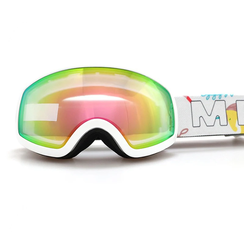 Brand New Children Ski Goggles Double Anti-Fog Spherical Children'S Ski Goggles 6-14 Years Old Equipment Snowboard Goggles