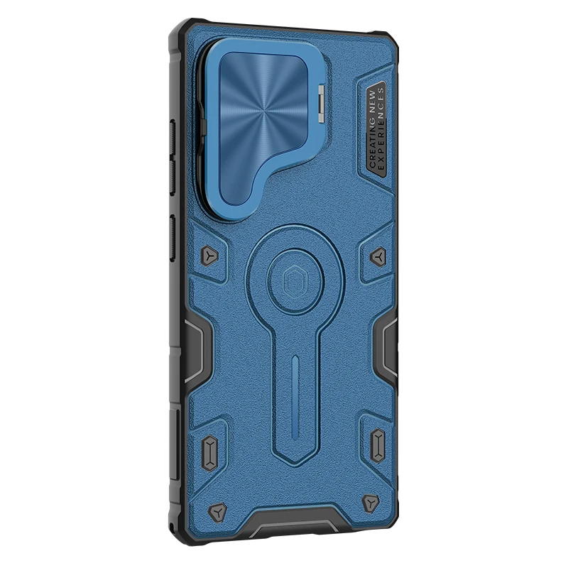 Магнитный чехол NILLKIN CamShield Armor Prop для Samsung Galaxy S25 Ultra, подставка для крышки объектива, комплексная защита от падения, ТПУ + ПК