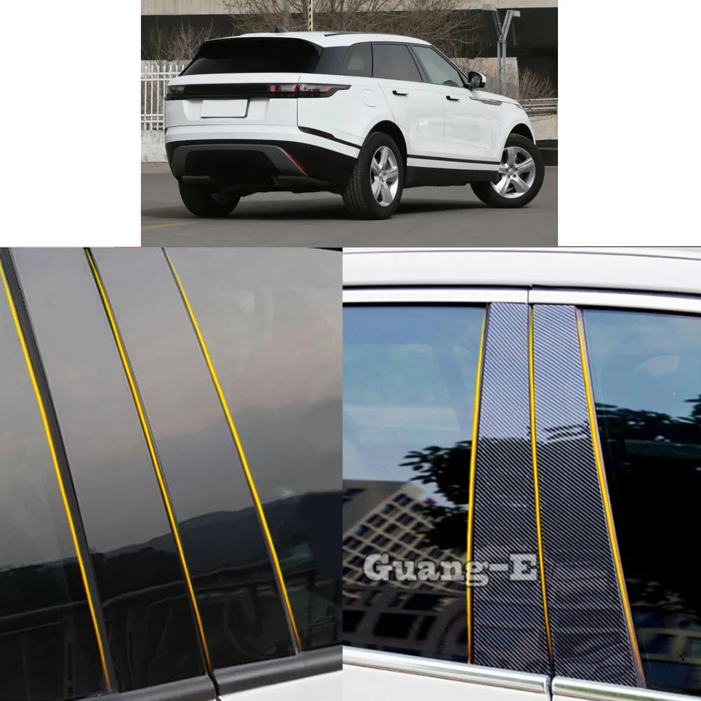 

Декоративная накладка на стойку двери, молдинг окна, наклейка-плакетка для Land Rover Range Rover Velar 2017-2023