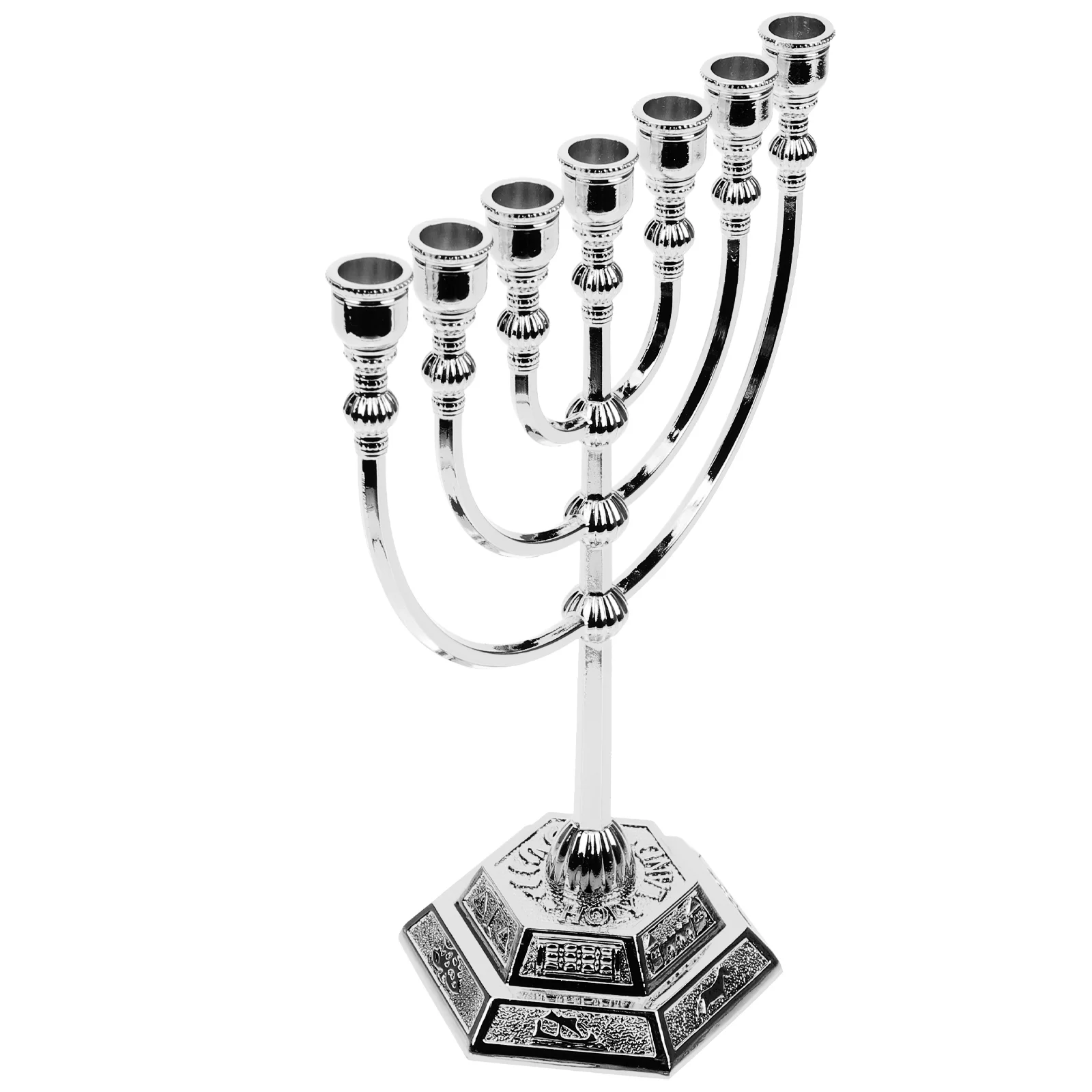 Holder Candlestick Menorah Stand Holders Jewish Decor Bed Above Wall Bedroom Candelabra Chanukah Branches Taper Vintage Retro