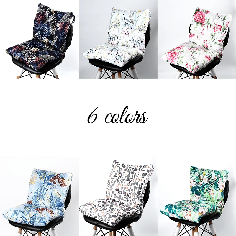 1 Set Thicken Cushion 40x80cm Recliner Chair Long Cushion Game Office Computer Chair Seat Backrest Cozy Pad Cushion With Lace-up
