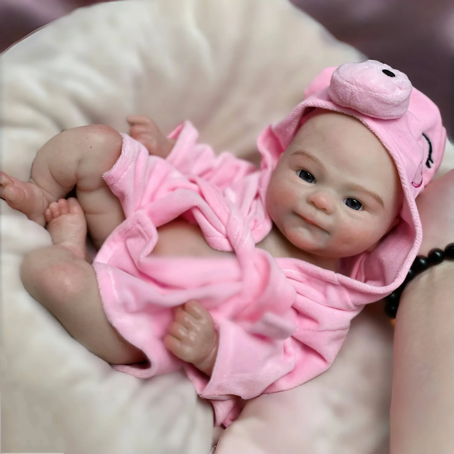 16 بوصة مقاوم للماء فتاة حلوة بيبي مفتوحة الفم اليدوية كامل الجسم لينة الصلبة سيليكون تولد من جديد دمية طفل تولد من جديد Corpo دي سيليكون