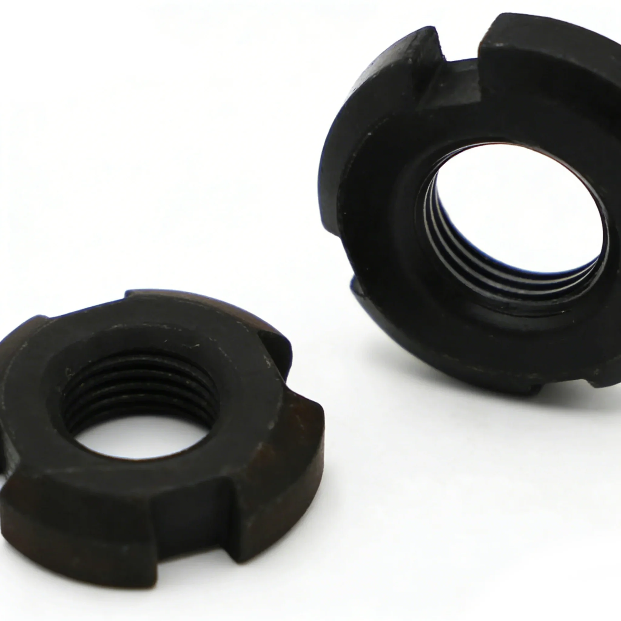 GB812 Member Nut Slotted Round Nut Stainless Steel Round Precision Lock Nut M(10 12 14 16 18 20 22 24 - 35) 1Pcs