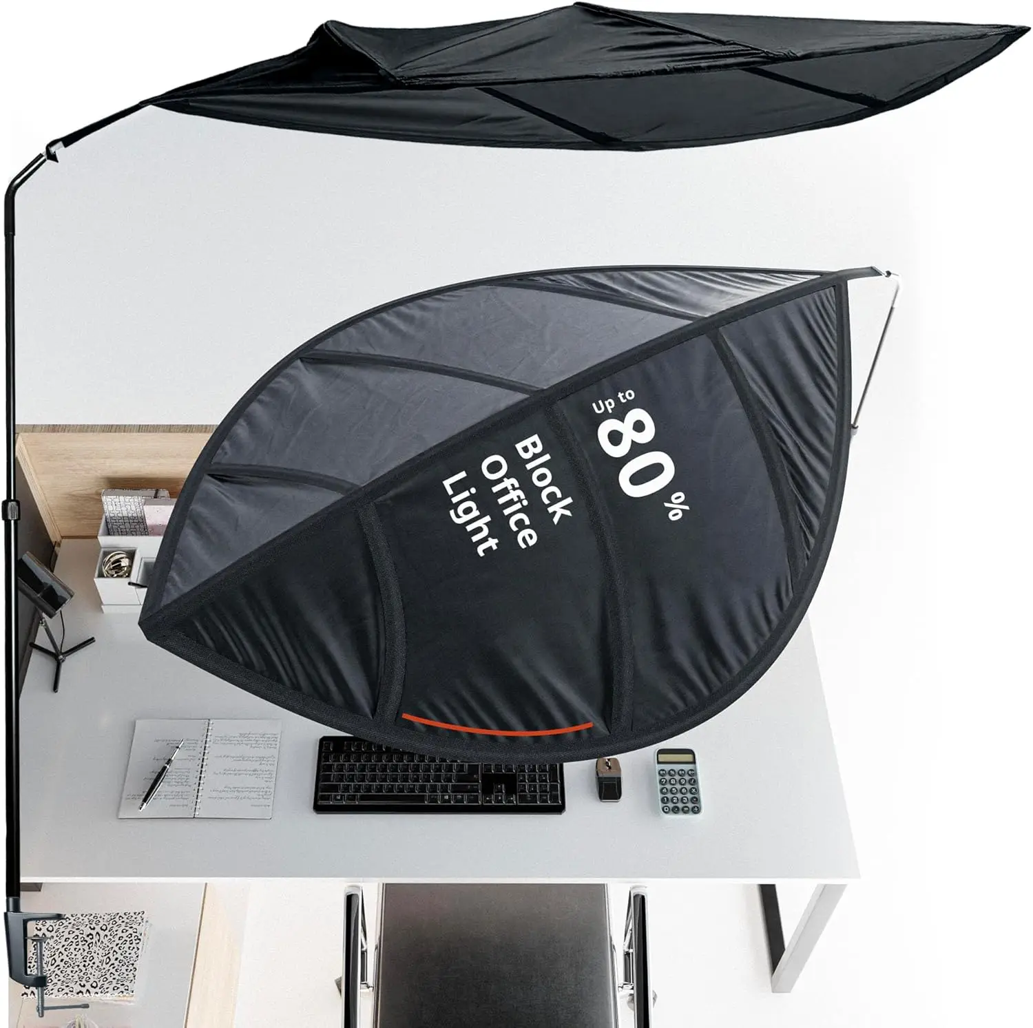 

Занавеска для рабочего места, блокирующая свет, быстрая установка без инструментов, алюминиевая рама, УФ-стойкая ткань, 57,5x35,5 дюймов