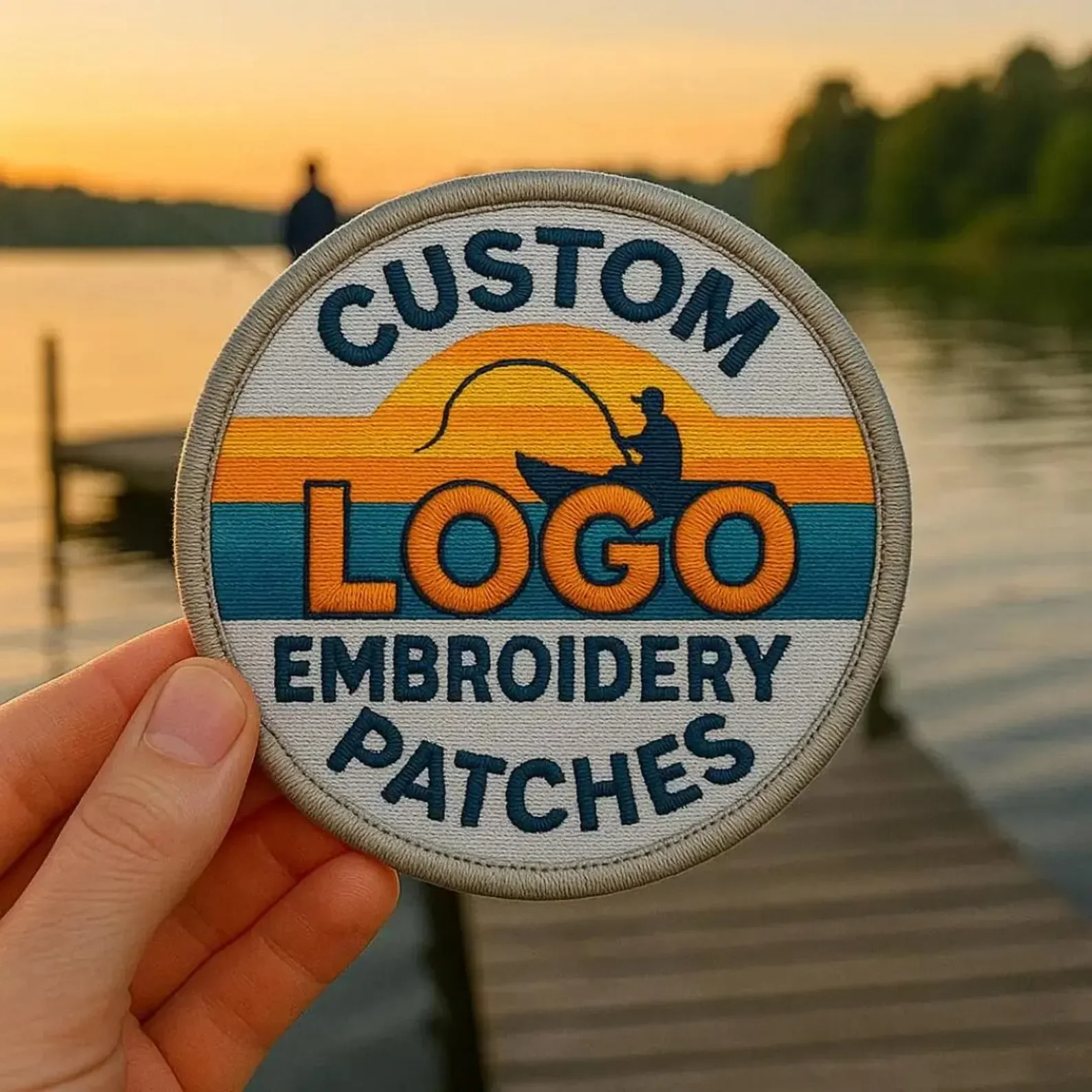 Custom Embroidered Patches For Clothes Personalized Iron On Patch Embroidery Name Logo For Team Brand Company Uniform Decor DIY