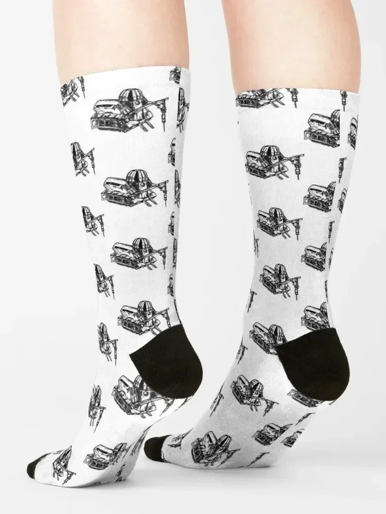 Rusty Outline Socks designer shoes colored japanese fashion Socks Men's Women's