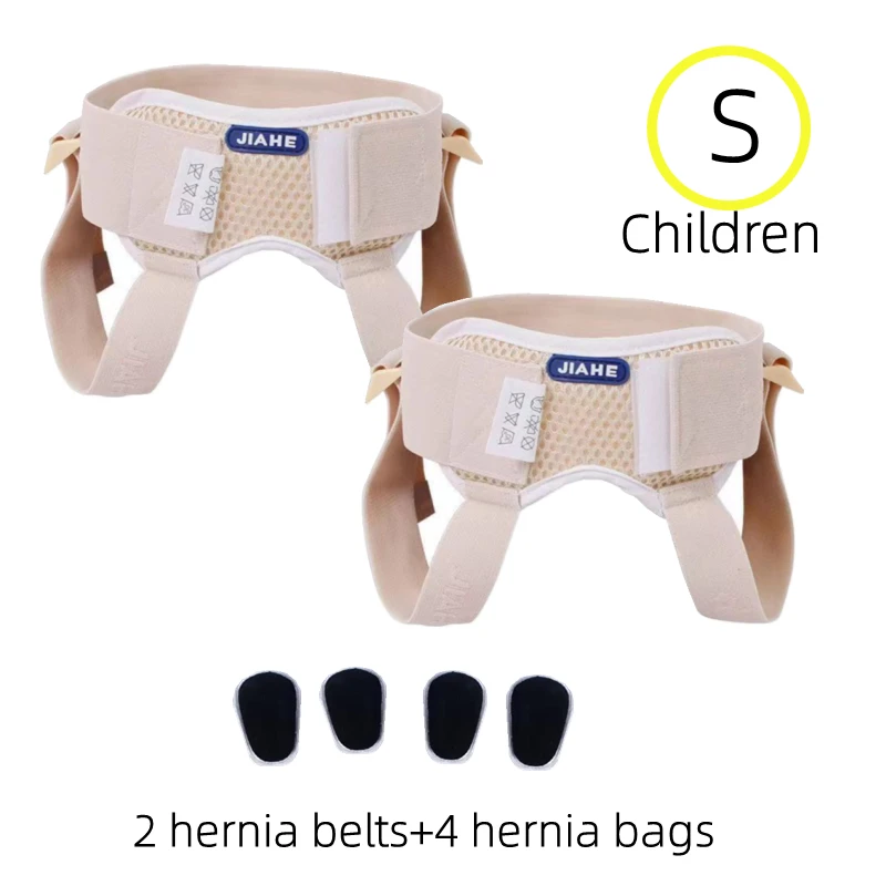 2pcs Hernia Belt for Inguinal Sports Hernia Support Brace Pain Relief Recovery Strap with 4 Removable Compression Pads