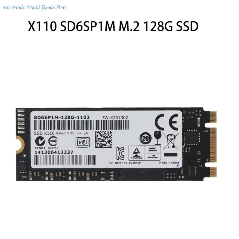 A3PD X110 SD6SP1M for M.2 128G SSD Internal Drive Hard Disk N480 128GB