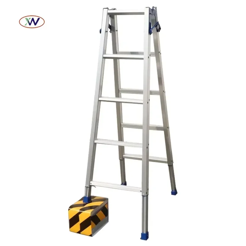 Telescopic Aluminium Step Ladder Modern Multipurpose Industrial Folding Ladders