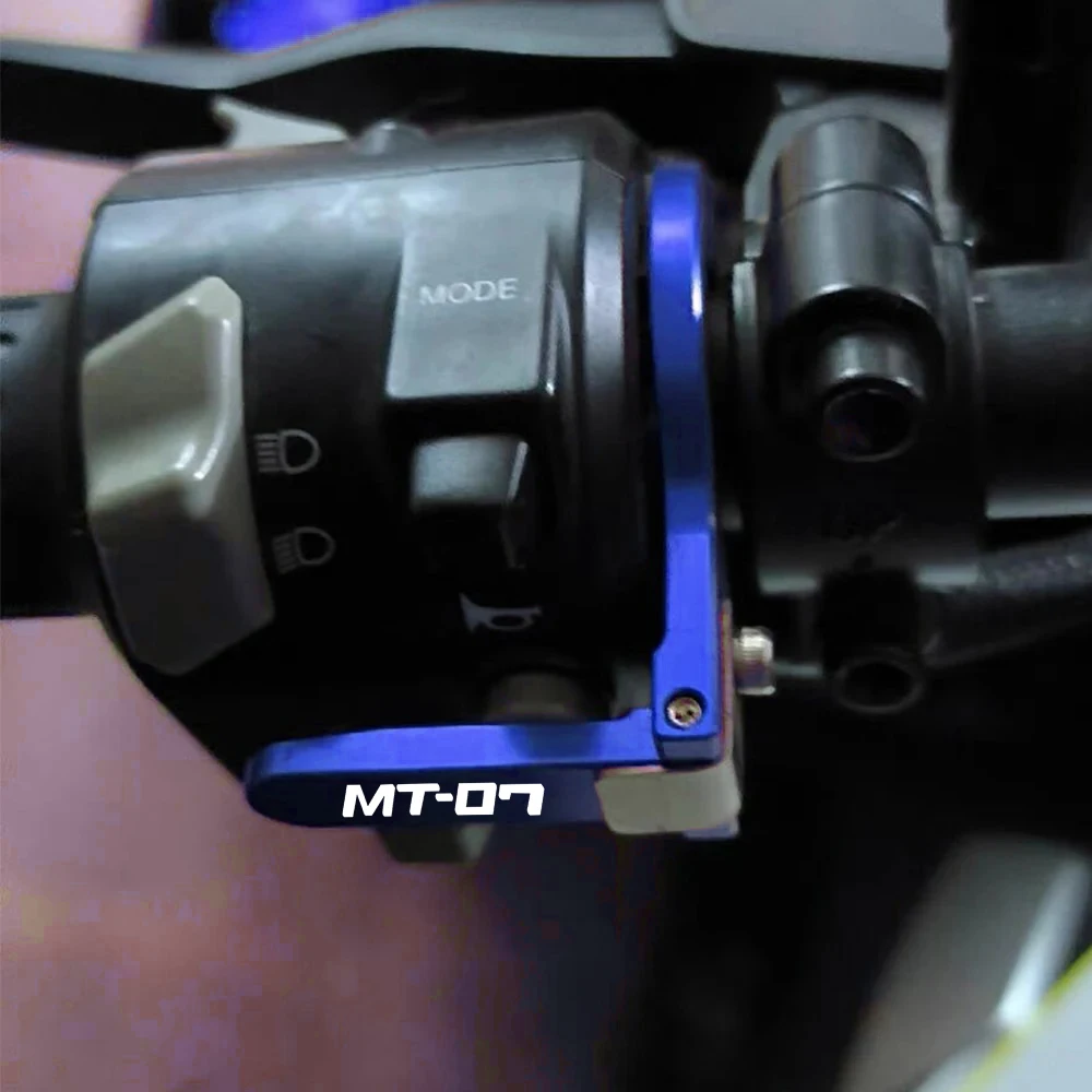 Motorcycle Horn Switch Extender Extension Button FOR YAMAHA MT07 MT 07 MT-07 mt07 2013-2023 2022 2021 2020 2019 2018 2017 2016