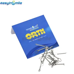 Easyinsmile Dental Closed Coil Spring 6/9/12mm for Orthodontic Brackets Archwire 10Pcs/Pack