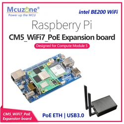Raspberry Pi CM5_WiFi7 Expansion board,EB200,WiFi Scanner,Network info, kismet,packet capture,RPI OS