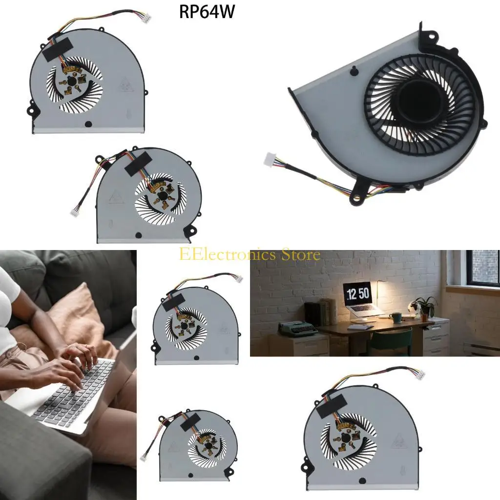 

B03C Laptop CPU GPU Cooling Fan Cooler Radiator for DC Brushless For Gigabyte Aero15 RP64W RP65W BS5005HS-U2M BS5005HS-U2N