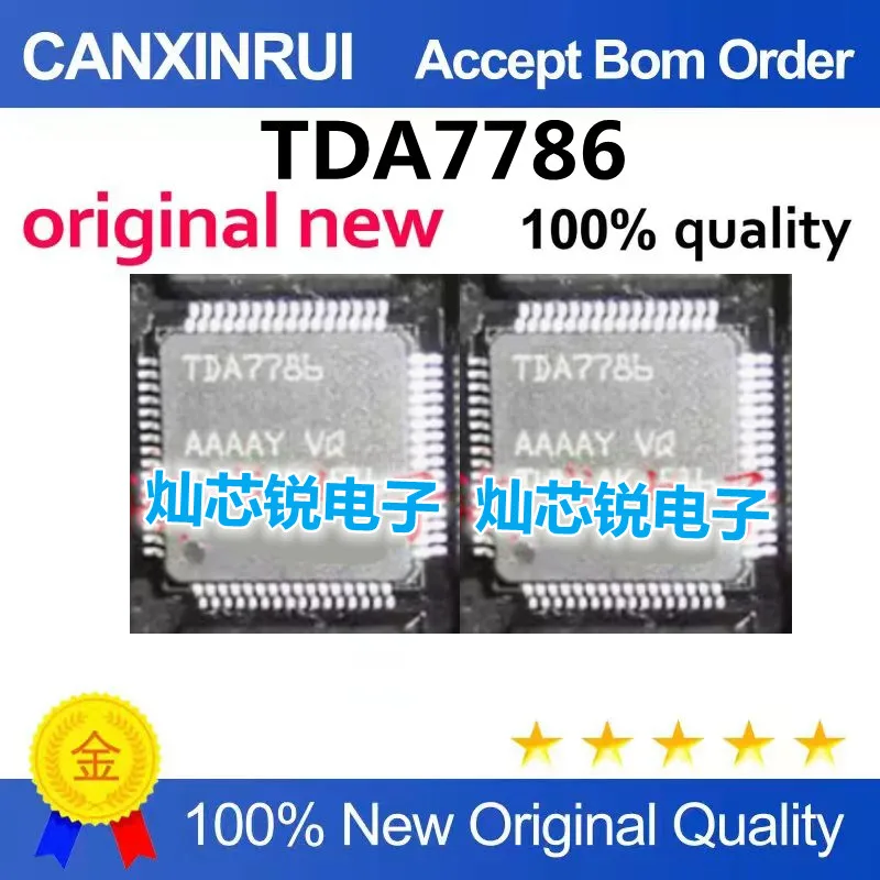 (5-100piezas)TDA7786 car amplifier main board spare parts new original