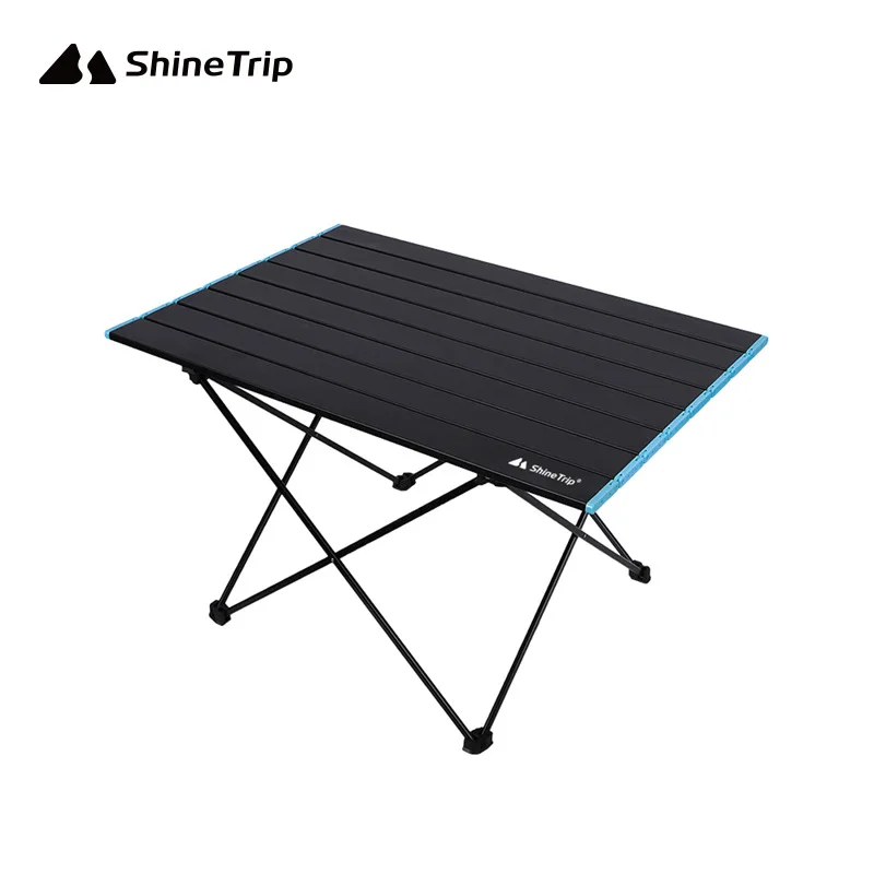 

Outdoor Camping Folding Table Aluminum Alloy Portable Lightweight Barbecue Picnic Table Camping Dinner Aluminum Plate Table