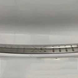 Car Styling Stainless Steel Car Ultra For MG ZS 2017-2022 2023 Rear Bumper Protector Sill Trunk Tread Plate Trim Ultra Thin