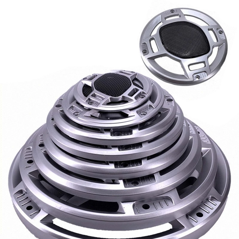2 sztuk przenośny głośnik Grill Mesh uniwersalny głośnik grille pokrywa Mesh Guard głośnik samochodowy grille ochronne wymiana