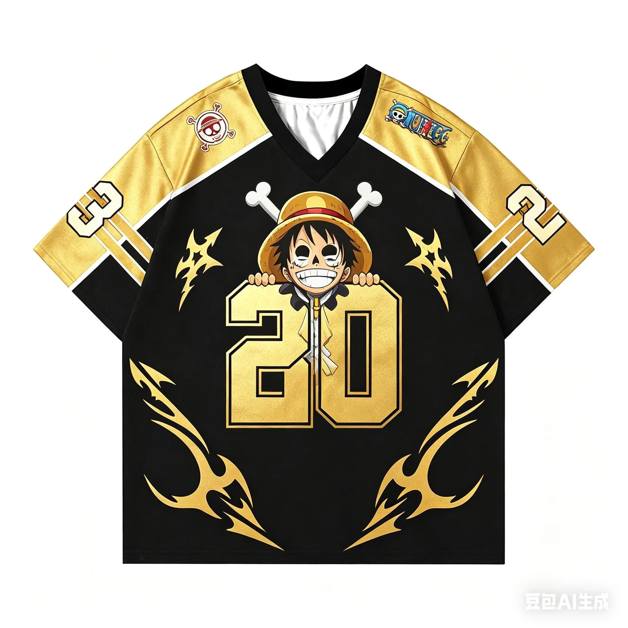 2026 Bestseller Japanischer Manga "One Piece" Modische Schnelltrocknende und Atmungsaktive T-Shirts für Männer, Frauen und Kinder – Detail 6