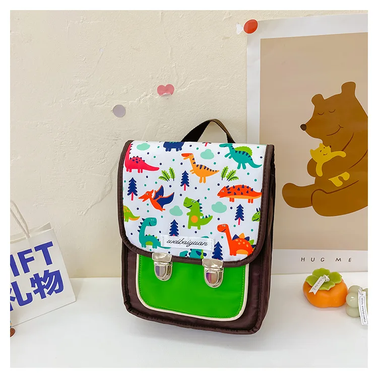 Plecak-Mochila Escolar para niños y niñas, morral ligero con diseño de flores y dibujos animados, para jardín de infantes