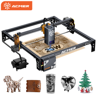 ACMER P1 S Pro 20W Laser Engraving Machine With Air Assist System 20W Laser Engraver CNC Cutting Machines Working Area 380X370mm