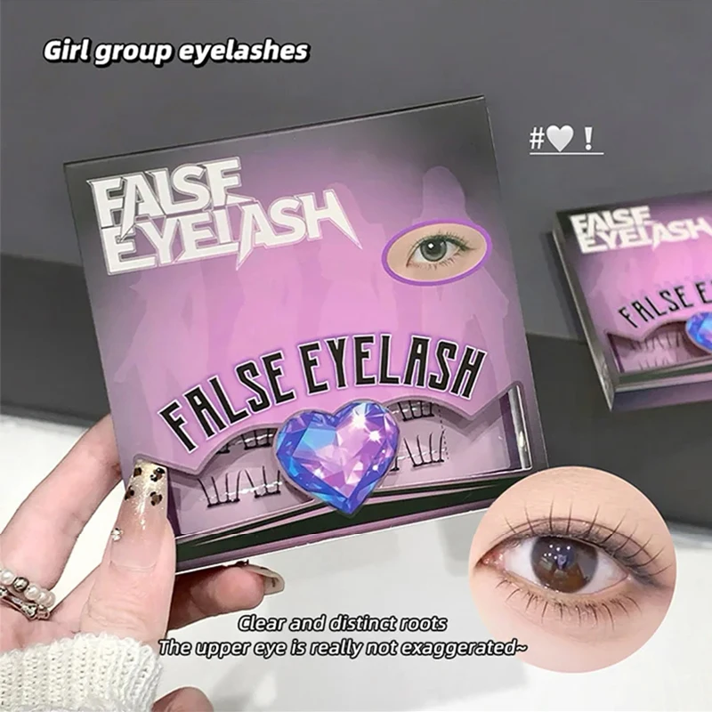 Gege Bear K-pop Lash bez kleju - naturalne i puszyste, natychmiastowe powiększenie oczu, możliwość noszenia bez makijażu, lekkie i kręcone