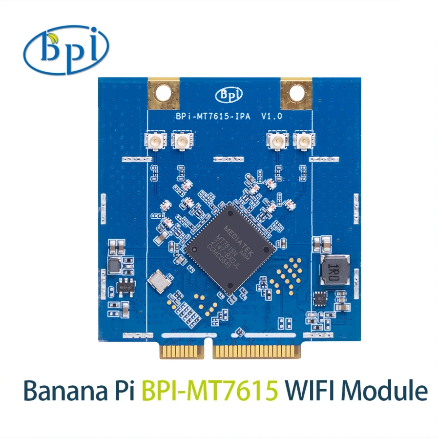 Banana pi BPI-MT7615 802.11 ac wifi 4x4 módulo de banda dupla, aplica-se ao bpi r64