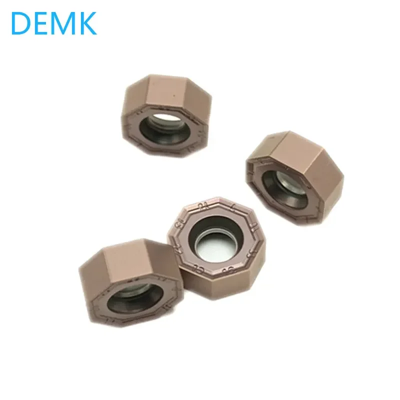 10pcs ONMU ONMU050505 Carbide High Efficiency Double Sided 8 Angle Face Mill Insert For 45° milling cutter Machine tool CNC