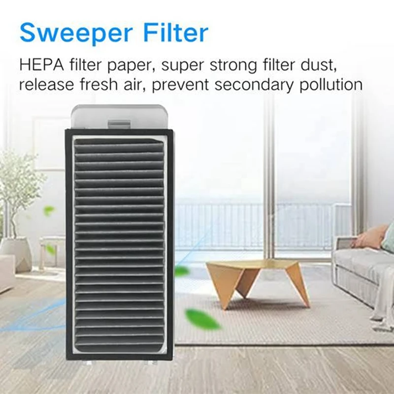 20 SZTUK Główna szczotka boczna Filtr Hepa Mop Worek na kurz Do części odkurzacza robota Dreame X50 Ultra / S40 Enhanced Edition