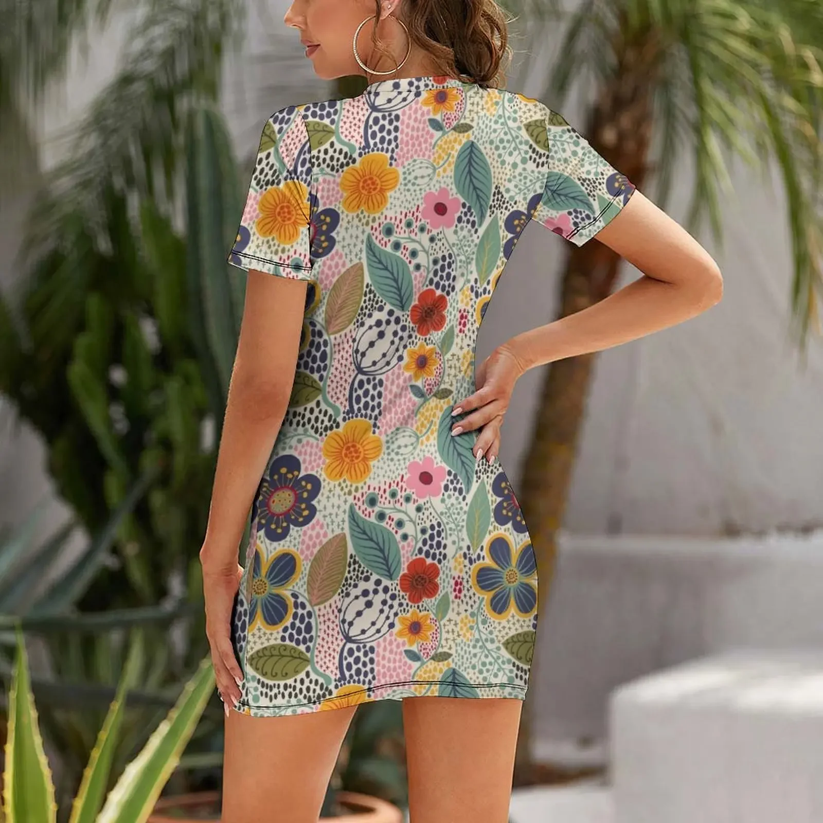 Abito a maniche corte Secret Garden, abiti da donna, abito da ballo, abito da compleanno 2025, abito estivo da donna coreano