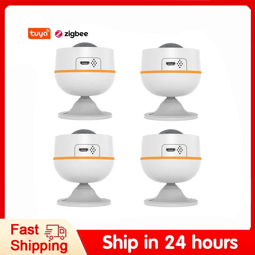 Tuya Zigbee Smart PIR Motion Sensor,IR detects motion sensor Battery Powered or USB Charge,Works with TUYA Smart Life APP