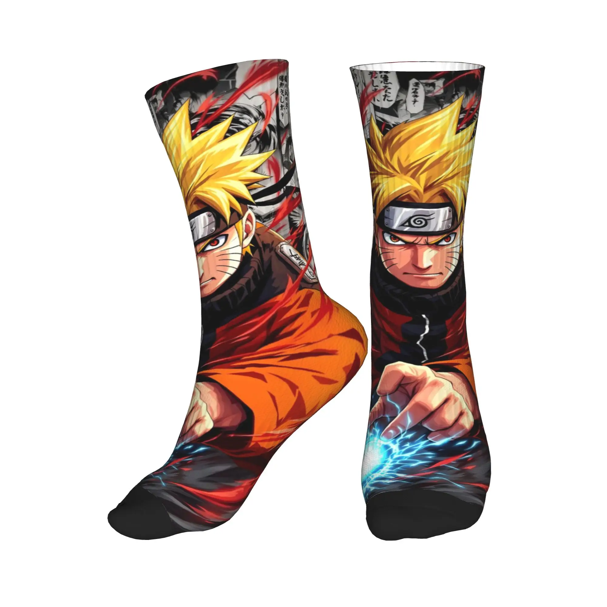 

Anime Narutos Uzumaki Itachi Men Crew Socks Unisex Cute Spring Summer Autumn Winter Socks Women