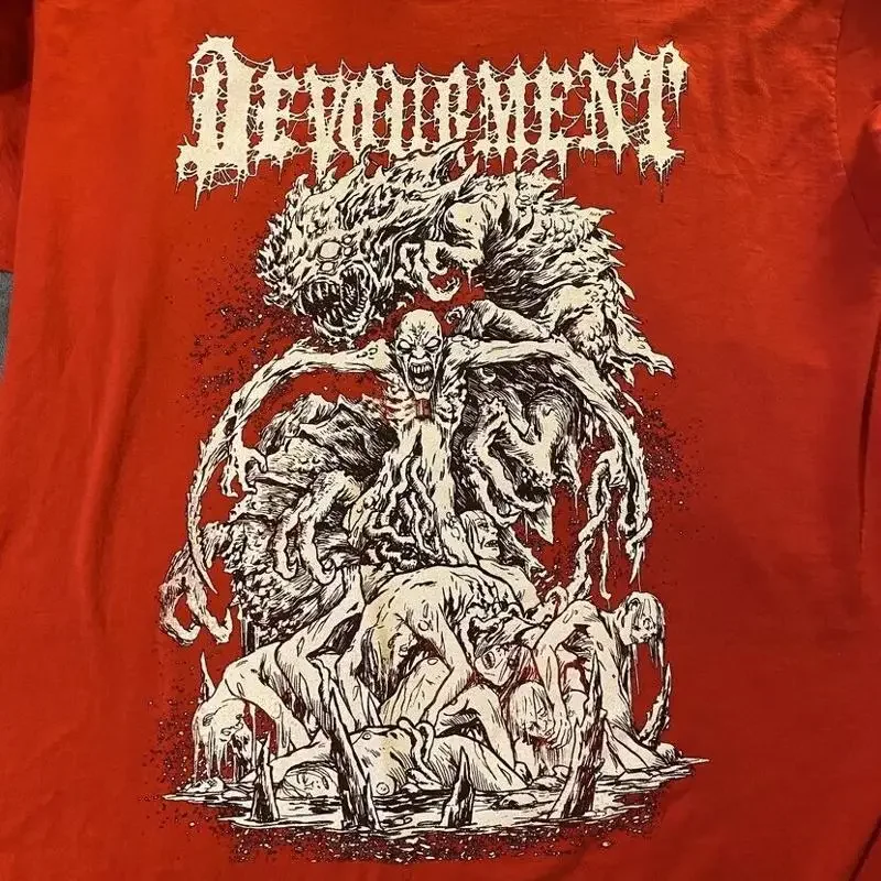 Devourment Band Music Red T Shirt Cotton S 234Xl Us510