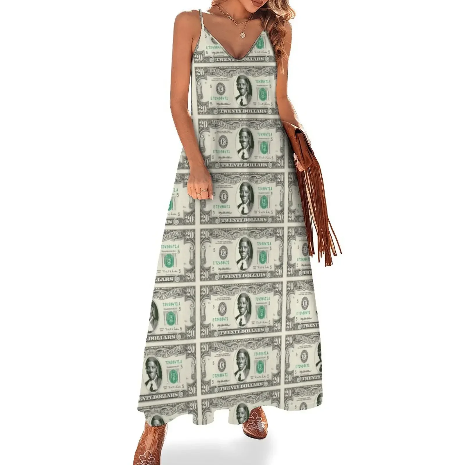 harriet tubman dollar Sleeveless Dress dresses for woman 2024 elegant women's dresses sale Dress